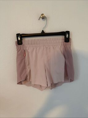 Athleta Dusty Pink Two-Tone Athletic Shorts